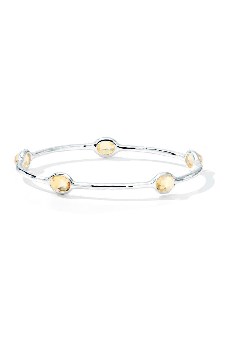 Ippolita Rock Candy Station Bangle, Main, color, Silver