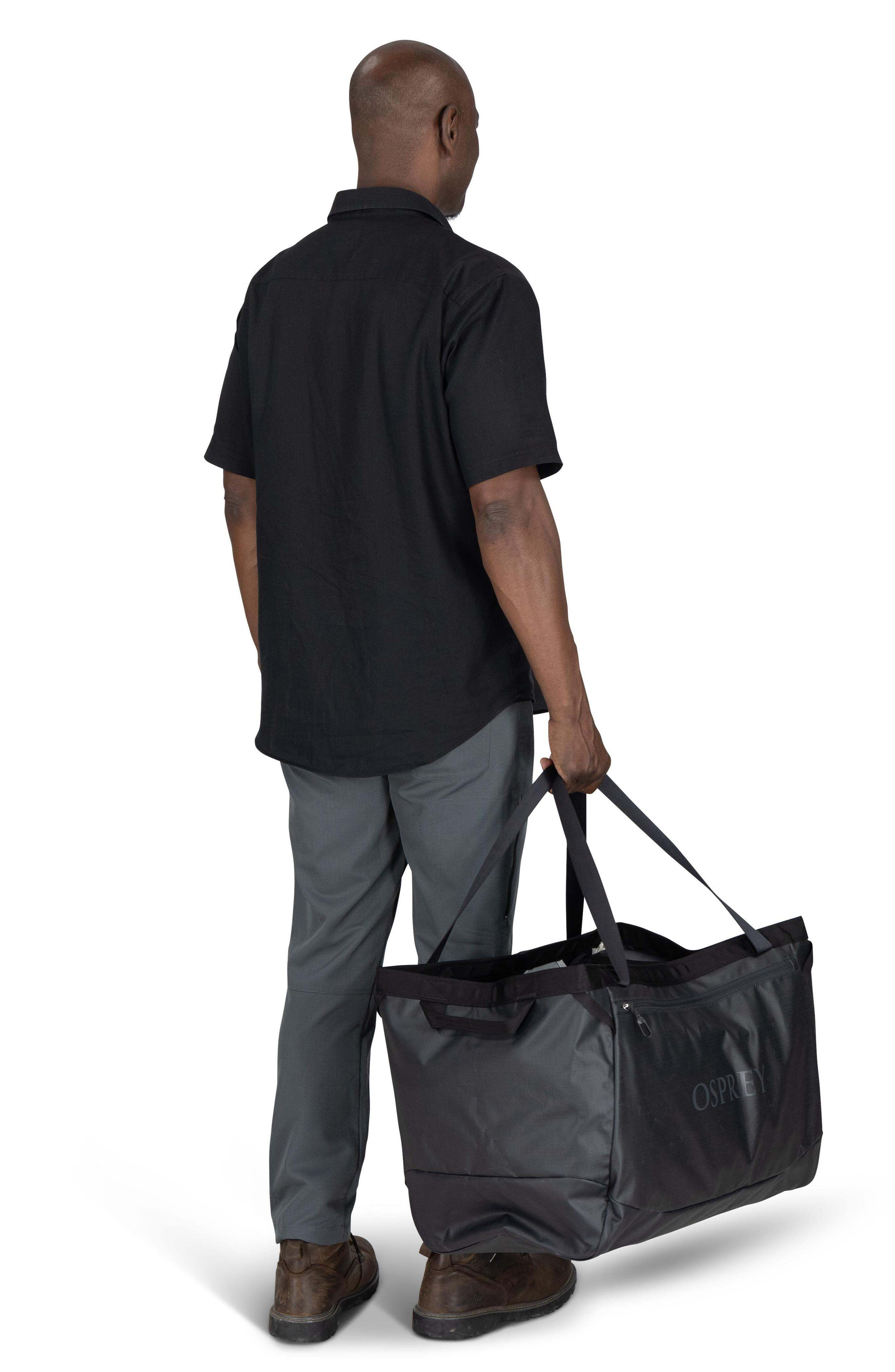 Osprey Transporter 60-Liter Gear Tote, Alternate, color, Raven Black/Black