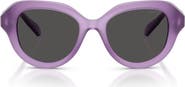 Swarovski 50mm Small Round Sunglasses