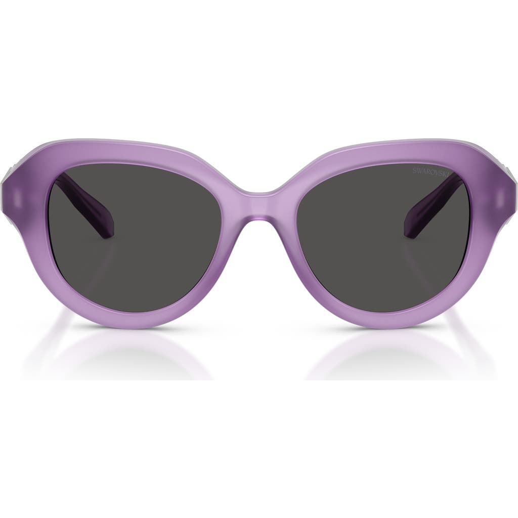 Swarovski 50mm Small Round Sunglasses