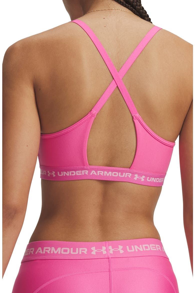 Crossback Low Impact Sports Bra, Alternate, color, PINK FRENZY