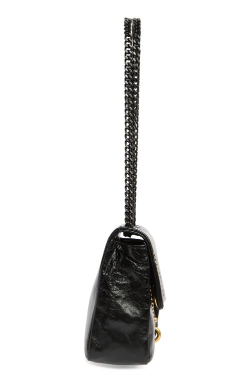 Rebecca Minkoff Edie Medium Studded Leather Crossbody Bag In Black