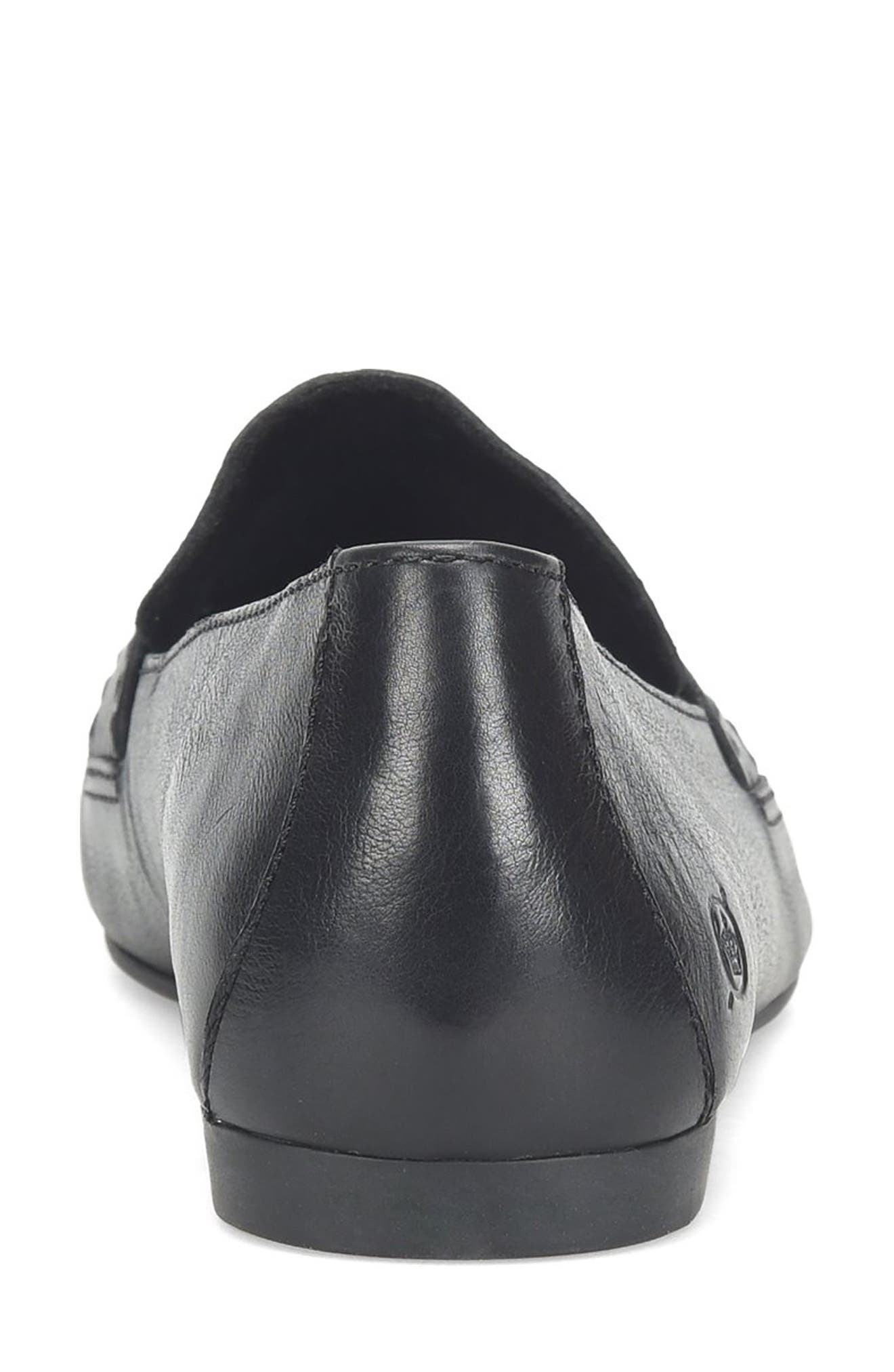Børn Branca Loafer, Alternate, color, Black Leather