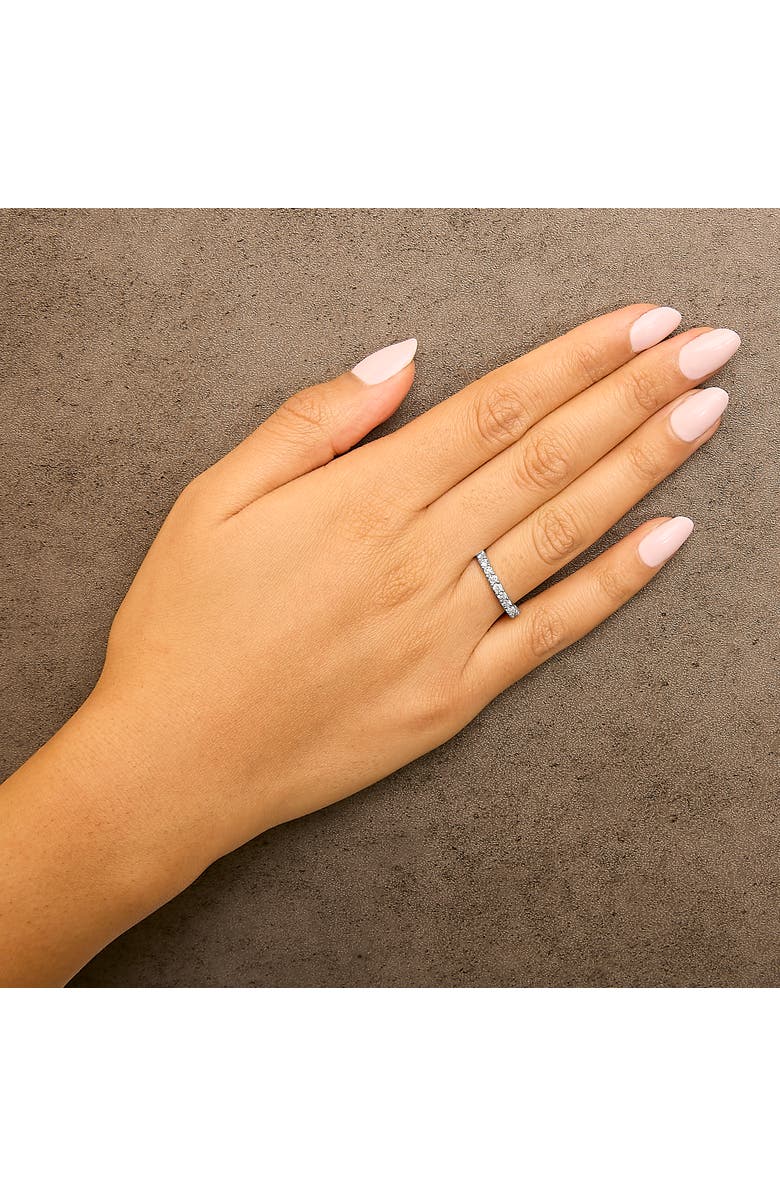 Haus of Brilliance Silver 1/2 cttw Diamond 11 Stone Band Ring, Alternate, color, Silver