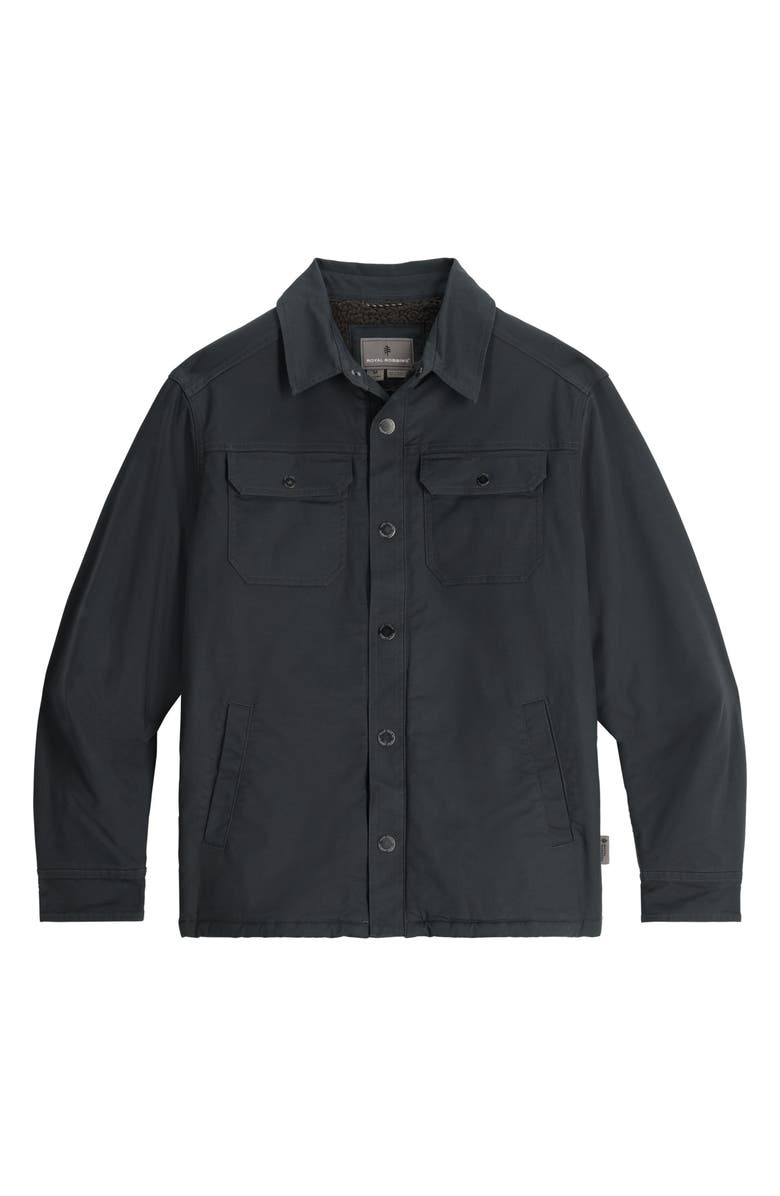 ROYAL ROBBINS El Cap Cotton Blend Shacket, Main, color, Granite