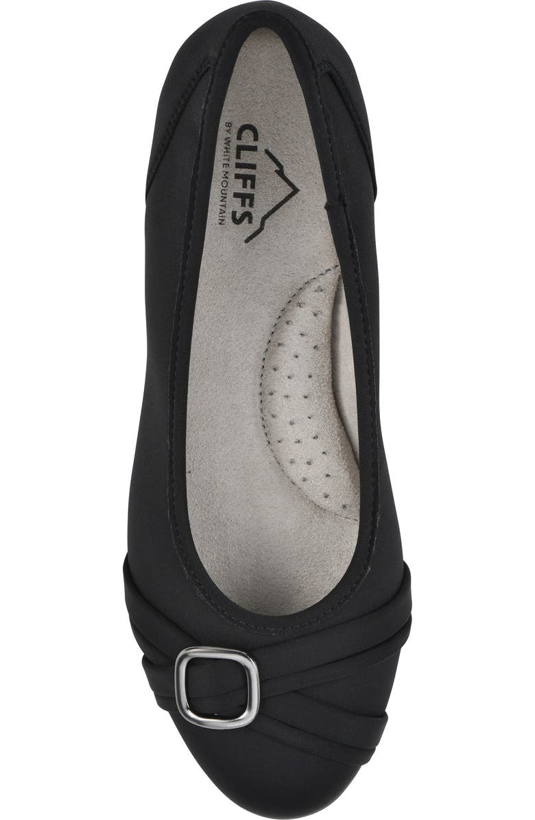 CLIFFS BY WHITE MOUNTAIN Calming Buckle Strap Flat, Alternate, color, Black/ Nylon