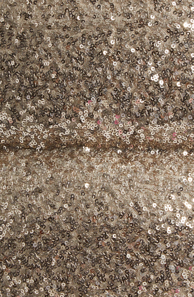 Moncler Anternes Sequin Down Puffer Jacket, Alternate, color, Yellow Gold