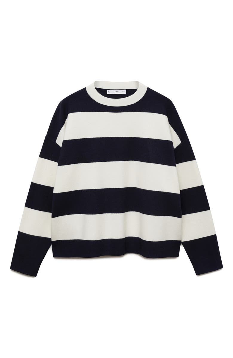 MANGO Lotuini Stripe Sweater, Alternate, color,