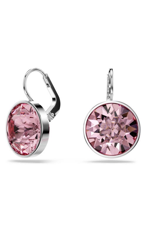 Swarovski Bella Drop Earrings In Pink