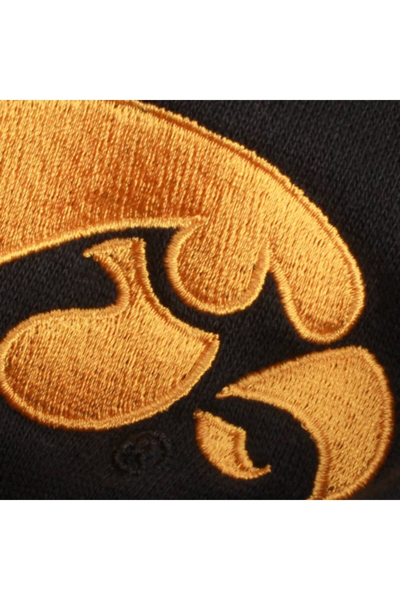 Women's Stadium Athletic Black Iowa Hawkeyes Arched Name Full-Zip Hoodie, Alternate, color, Black
