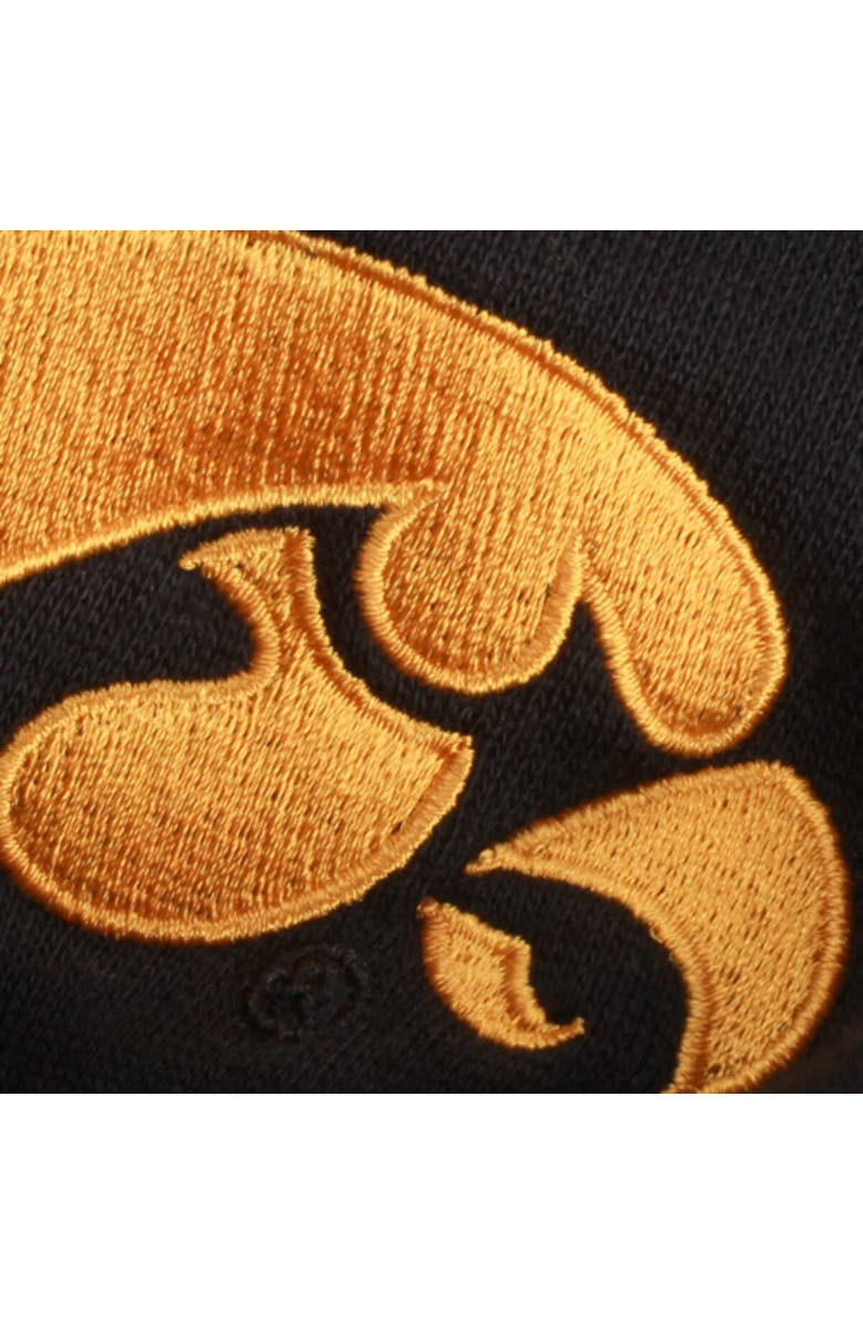 COLOSSEUM Women's Stadium Athletic Black Iowa Hawkeyes Arched Name Full-Zip Hoodie, Alternate, color, Black