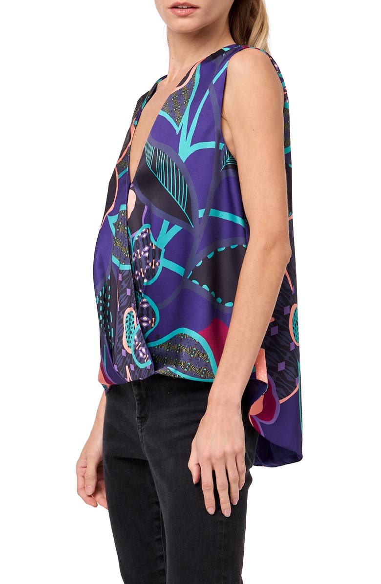 CIEBON Kristi Patterned Shell, Alternate, color, Purple Multi