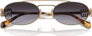 Miu Miu 53mm Oval Sunglasses
