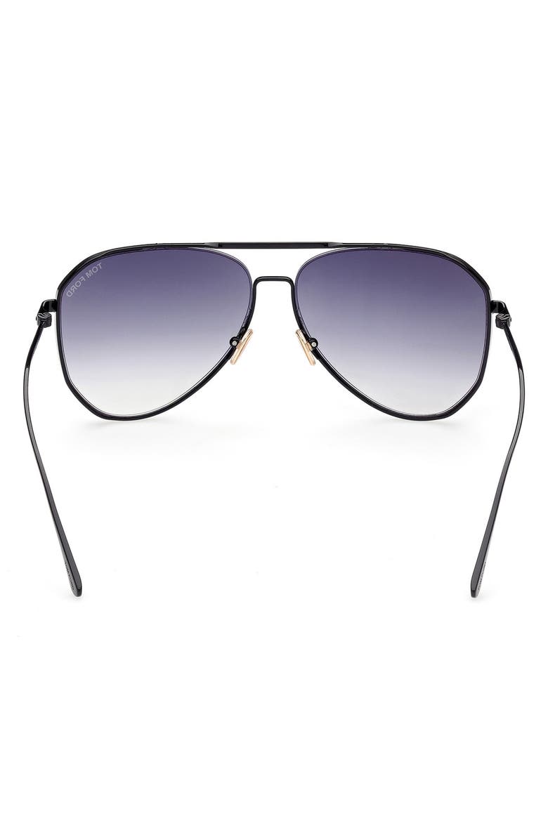 TOM FORD Charles-02 60mm Aviator Sunglasses, Alternate, color, 