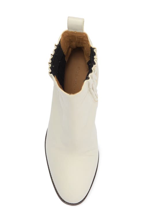 Isabel Marant Lilde Chelsea Boot In White