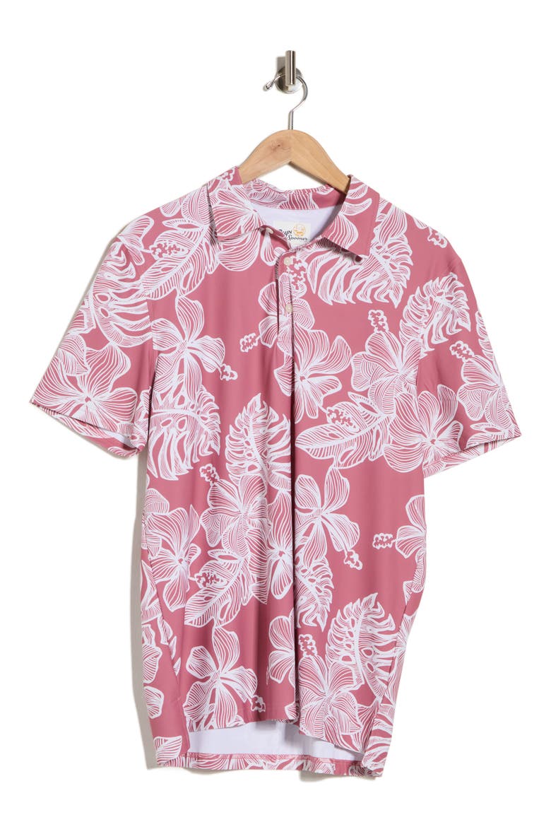 Muana Monstera Polo, Alternate, color, FADED GINGER