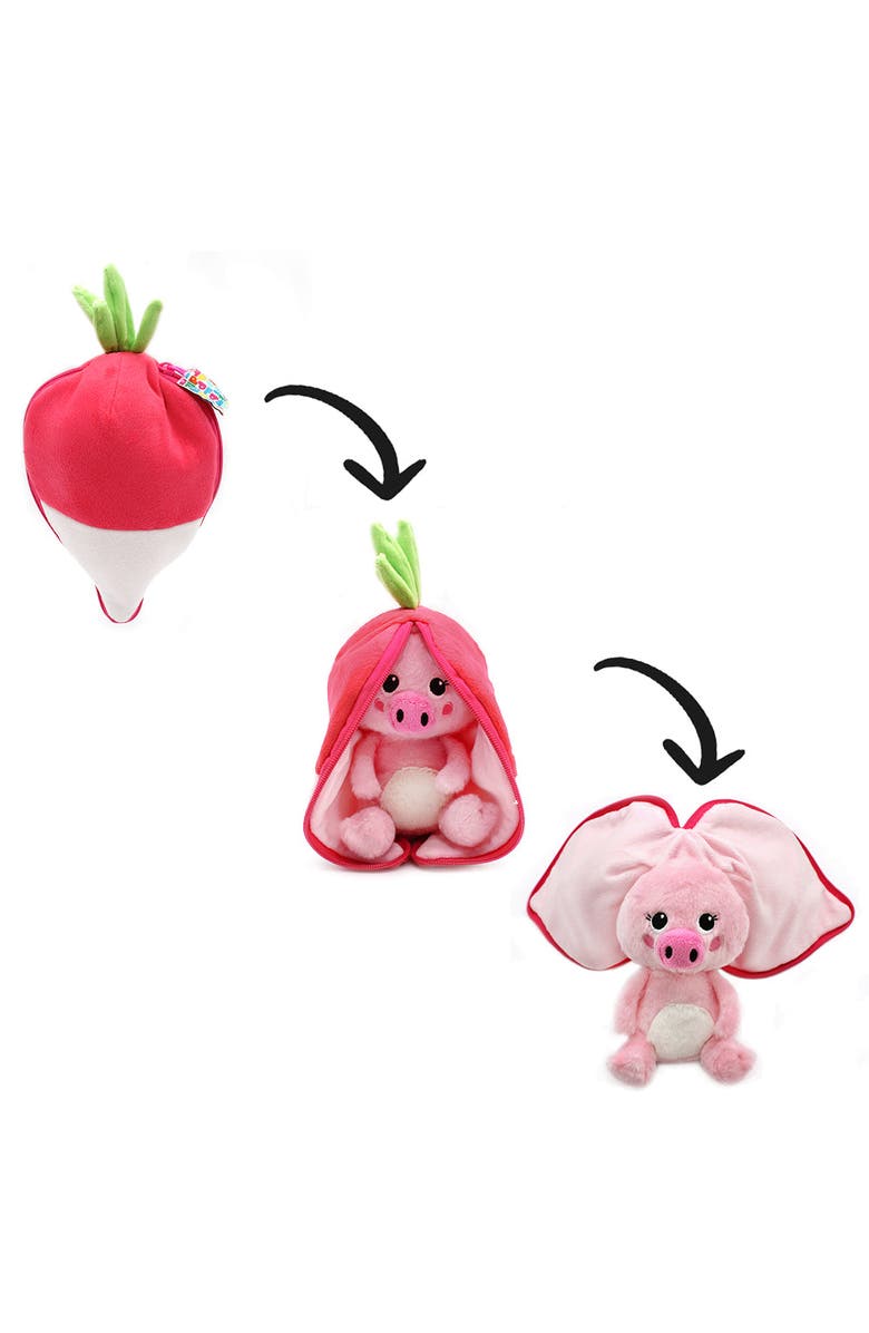 Flipetz Piglet the Pig Radish, Main, color, Pink