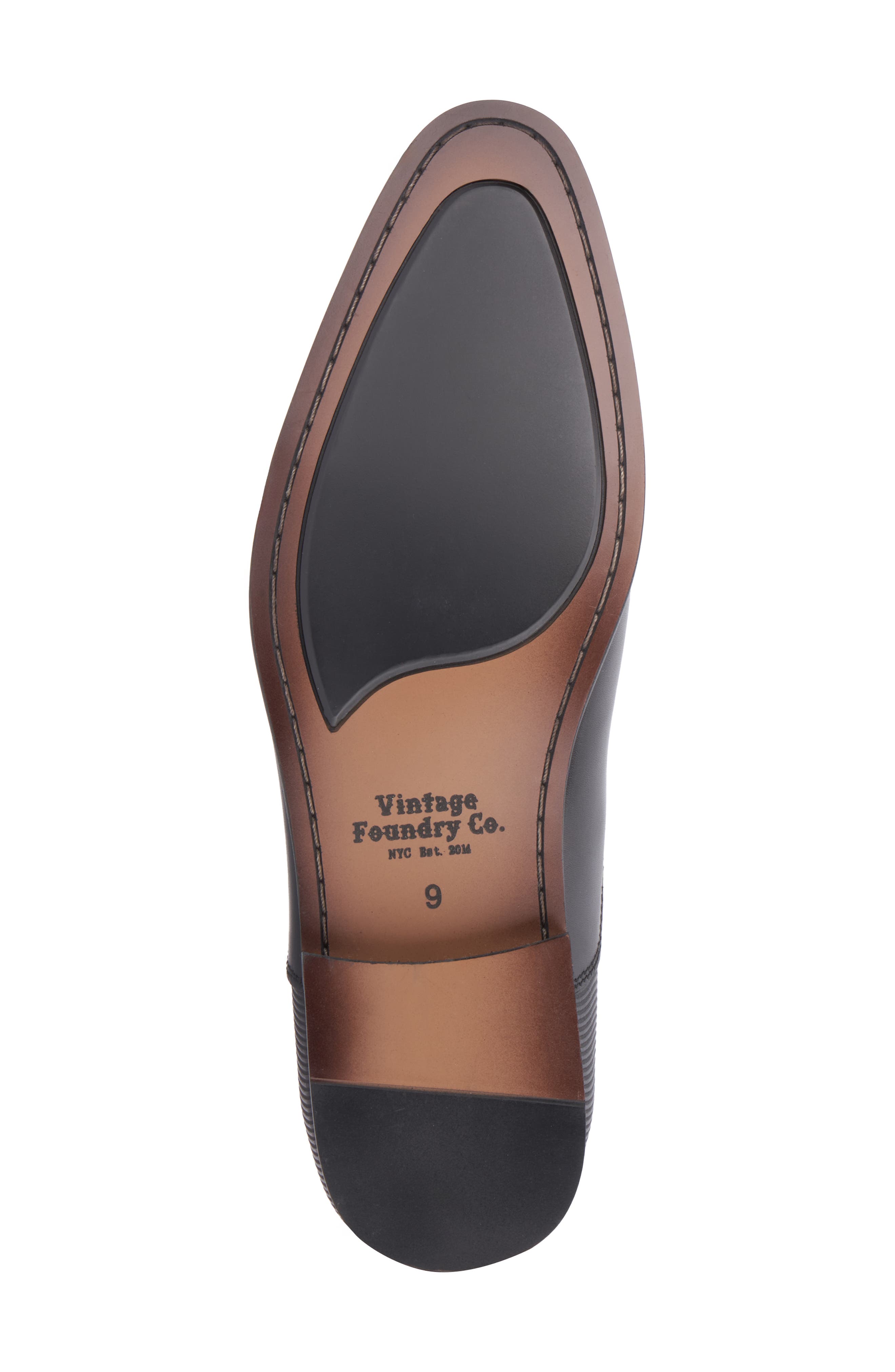 VINTAGE FOUNDRY Hamilton Cap Toe Dress Oxford, Alternate, color, Black
