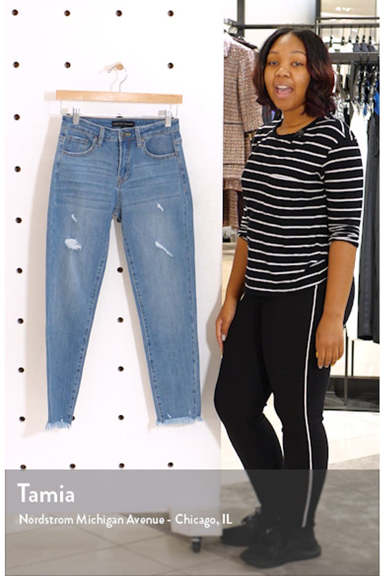 Raw Hem Skinny Jeans video