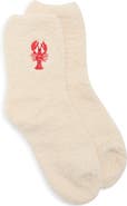 WORN/WEST Lobster Icon Cozy Crew Socks
