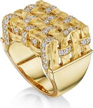 Hueb Amazonia Palha 18K Gold Diamond Ring