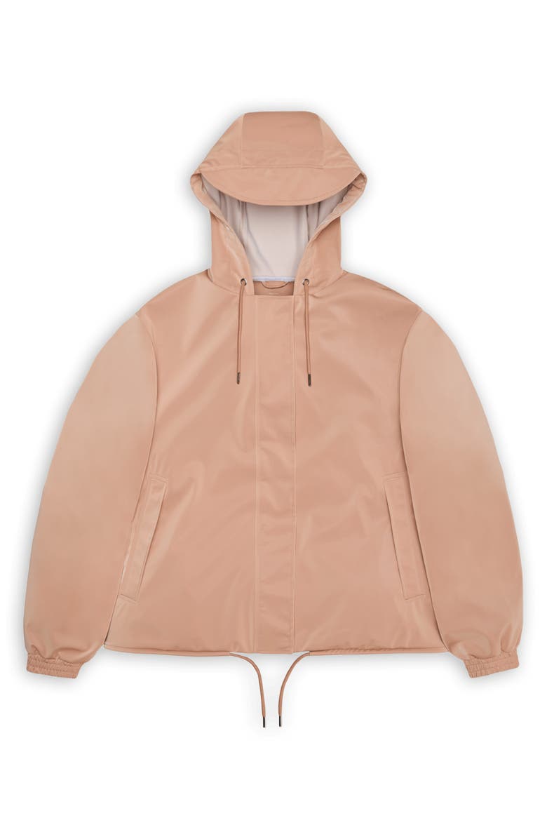 Rains Waterproof Hooded Rain Jacket, Alternate, color, Coy