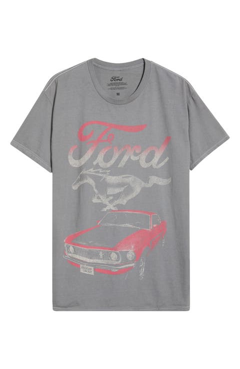 Ford Red Mustang Graphic T-Shirt