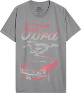 Merch Traffic Ford Red Mustang Graphic T-Shirt