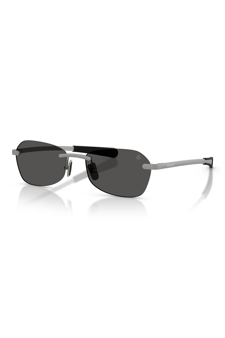 Orris 55mm Irregular Sunglasses, Alternate, color, MATTE FROZEN / SOLID GREY