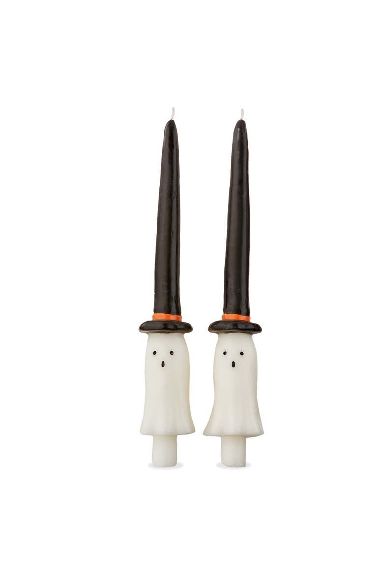 tag Witchy Ghost Taper Candles Black Multi Flame Halloween, Main, color, Black