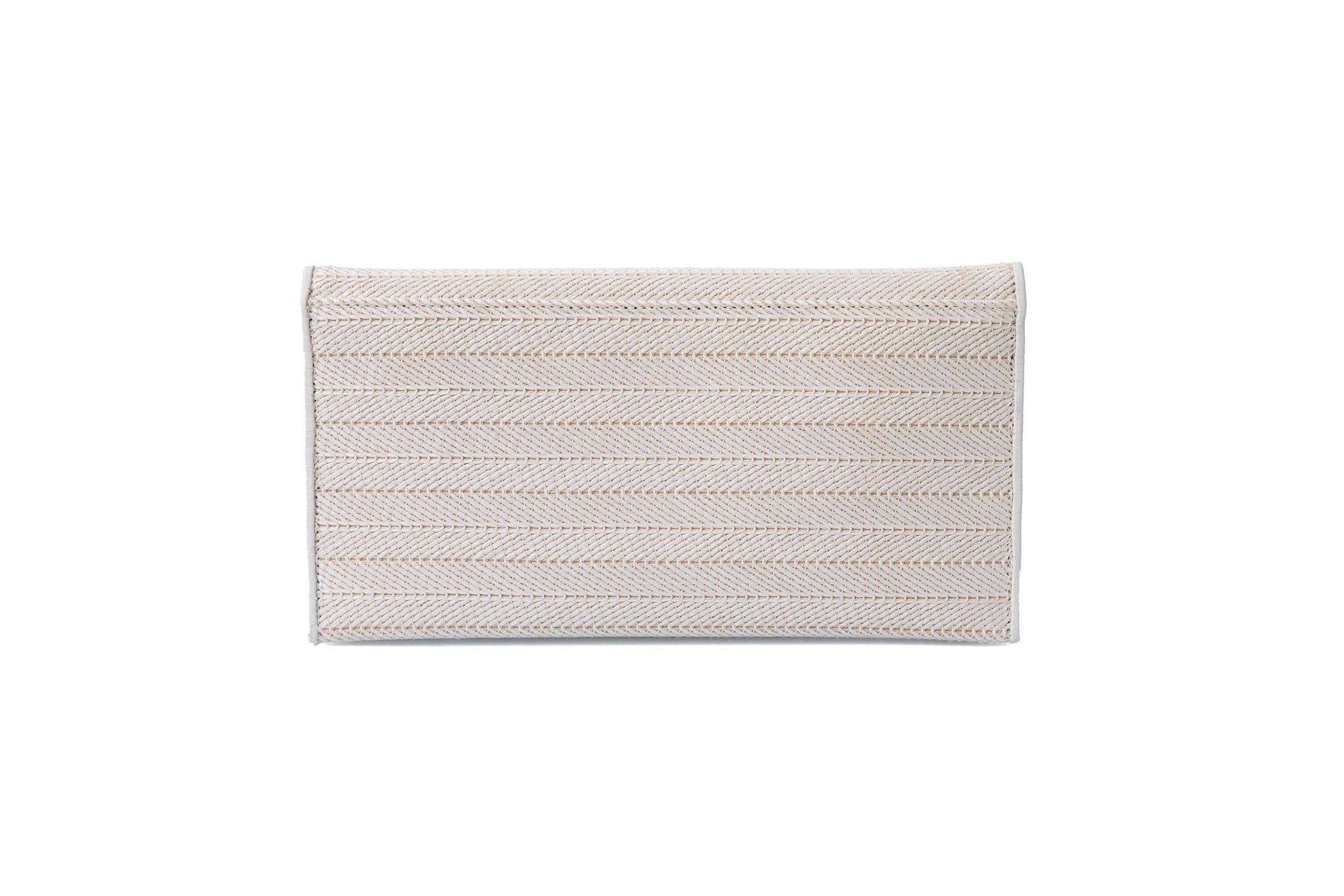 Michelle Wilhite The Eloise Clutch, Alternate, color, White