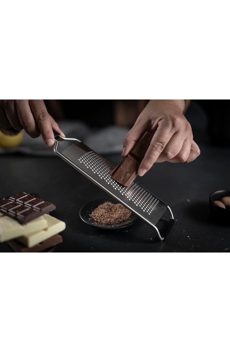 Kuhn Rikon Essential Fine Grater with Ultra-Sharp Stainless Steel Blade for Cheese, Citrus Zest, & Spices, Alternate, color, Silver