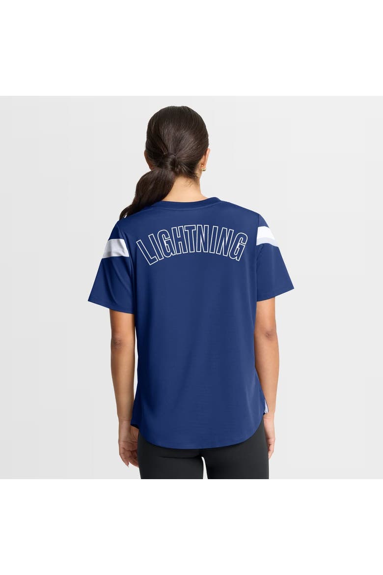 Women's Fanatics Blue Tampa Bay Lightning Offside Athena T-Shirt, Alternate, color, Blue
