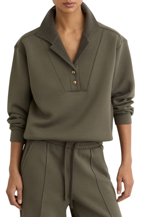 Bella Collar Sweatshirt