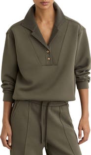 Reiss Bella Collar Sweatshirt