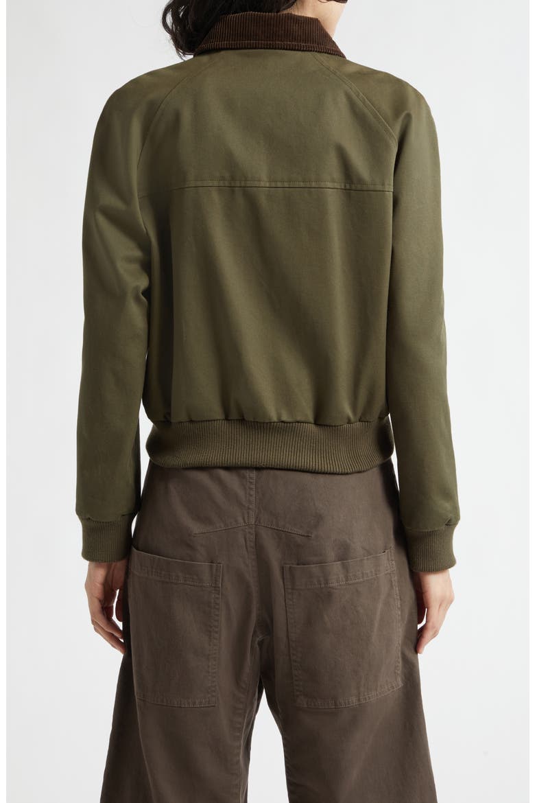 Victor Cotton Bomber Jacket, Alternate, color, ARMY GREEN