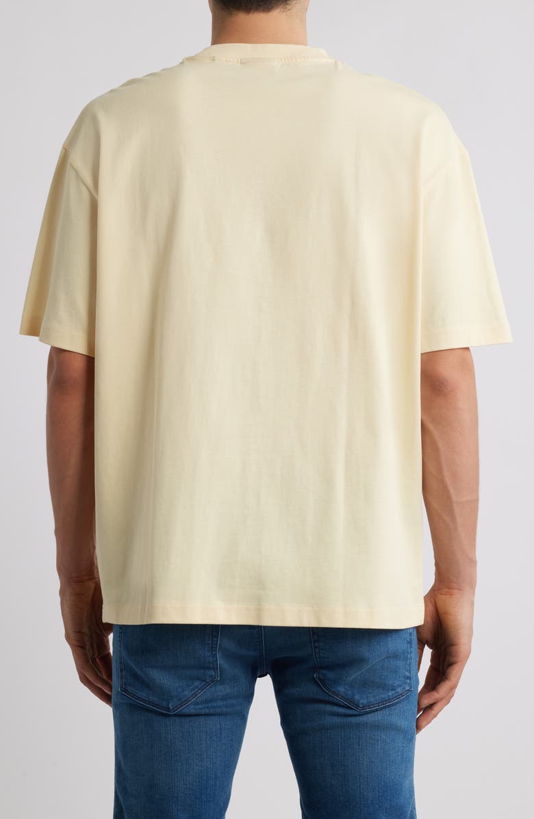 HUGO Dinkee Oversize Logo Graphic T-Shirt, Alternate, color, Open White