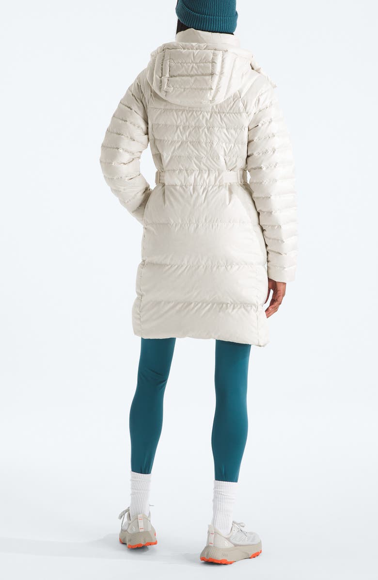 The North Face The Ruby Water Repellent 600 Fill Power Down Parka, Alternate, color, White Dune