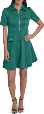 Tommy Hilfiger Zip Fit & Flare Dress