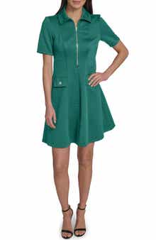 Tommy Hilfiger Zip Fit & Flare Dress
