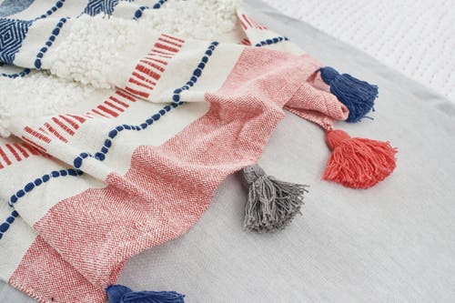 Carol & Frank Barton Throw In Multi