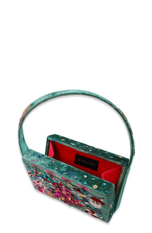 Simitri The Holiday Box Clutch In Green