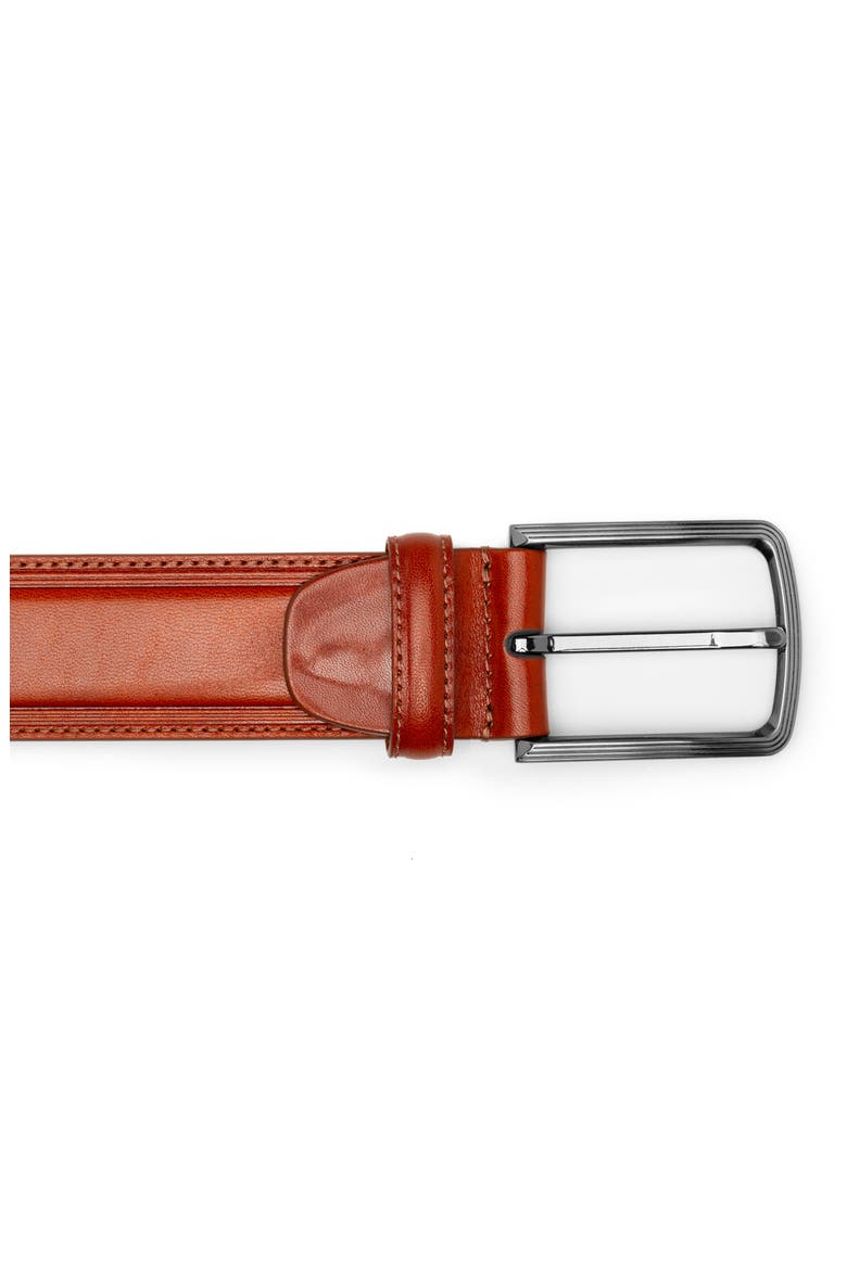 Sorento Leather Belt, Alternate, color, COGNAC