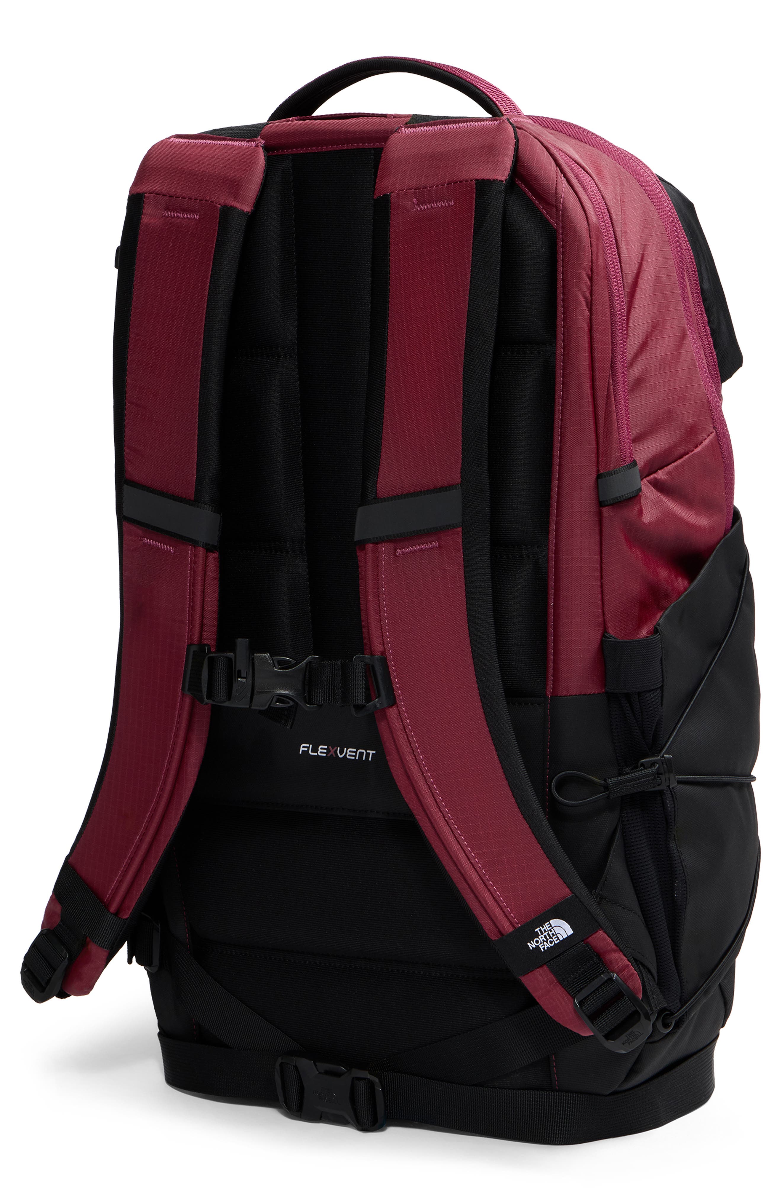 Kids' Borealis Backpack, Alternate, color, BURGUNDY CRUSH/ TNF BLACK