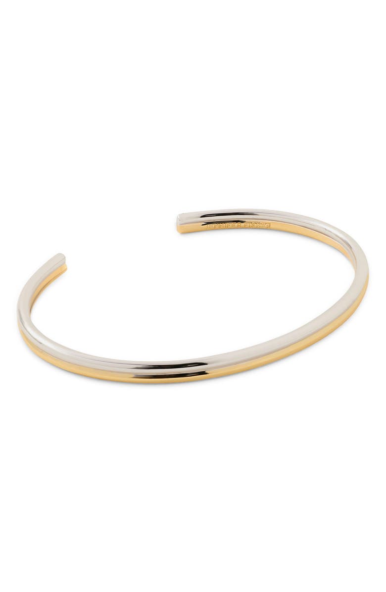 Jennifer Fisher 2-Tone Thread Cuff Bracelet, Main, color,