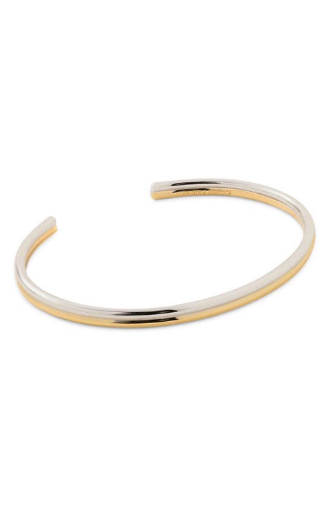 2-Tone Thread Cuff Bracelet