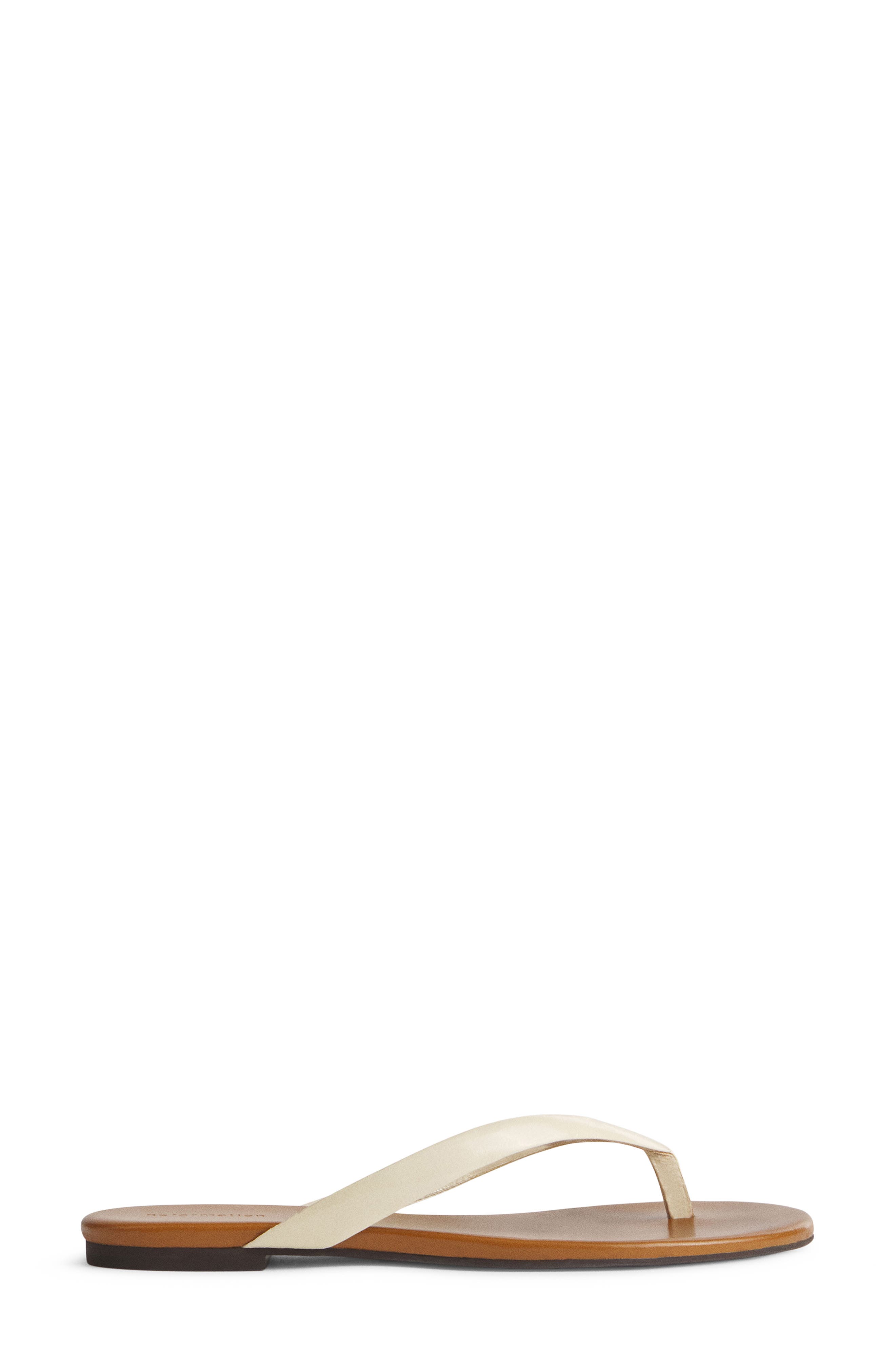 Amelia Flip Flop, Main, color, TOFFEE ALMOND LEATHER
