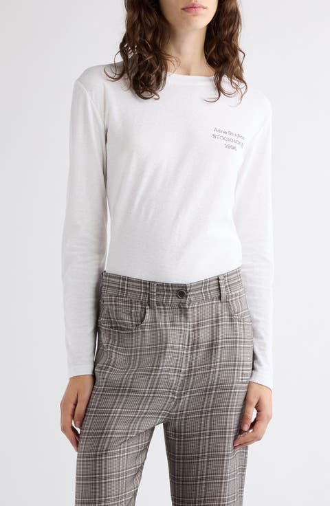 Etza 1996 Distressed Long Sleeve Graphic T-Shirt