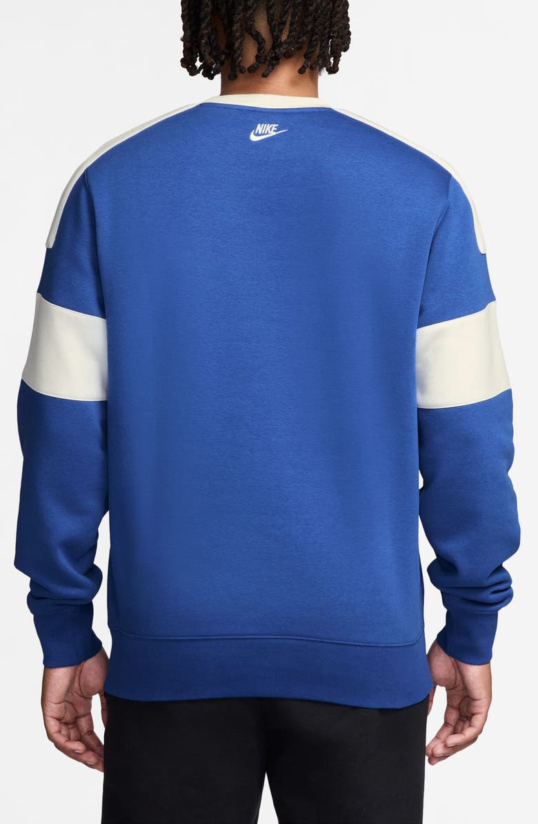Nike Sportswear Club Fleece Crewneck Sweatshirt, Alternate, color, Game Royal/ Sail