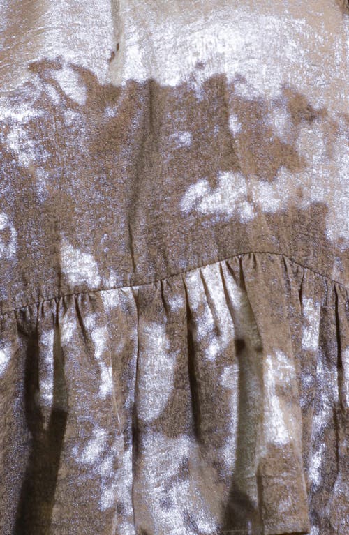 Flying Tomato Halter Neck Ruffle High-low Top In Gray